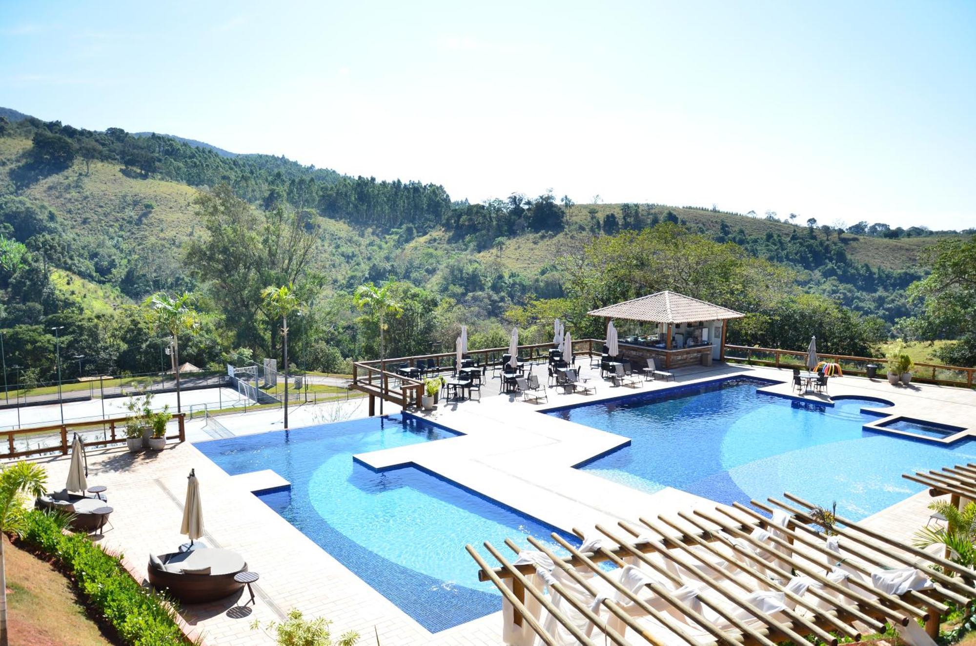 Hotel Chales Capitanias Águas de Lindóia Bagian luar foto